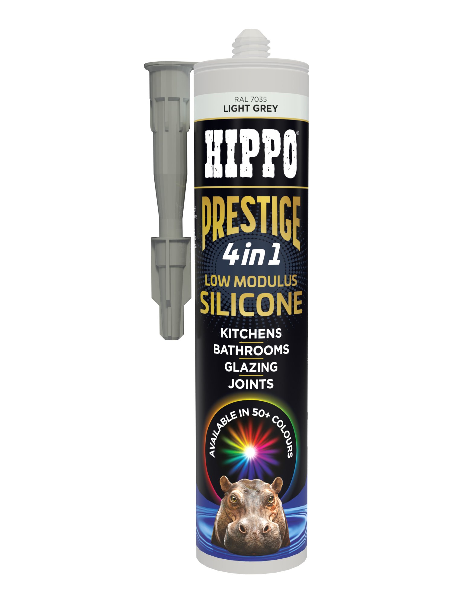 Hippo Prestige 4in1 Silicone - 300ml Cartridge - Light Grey (RAL 7035) Price Comparisons | Compare The Build