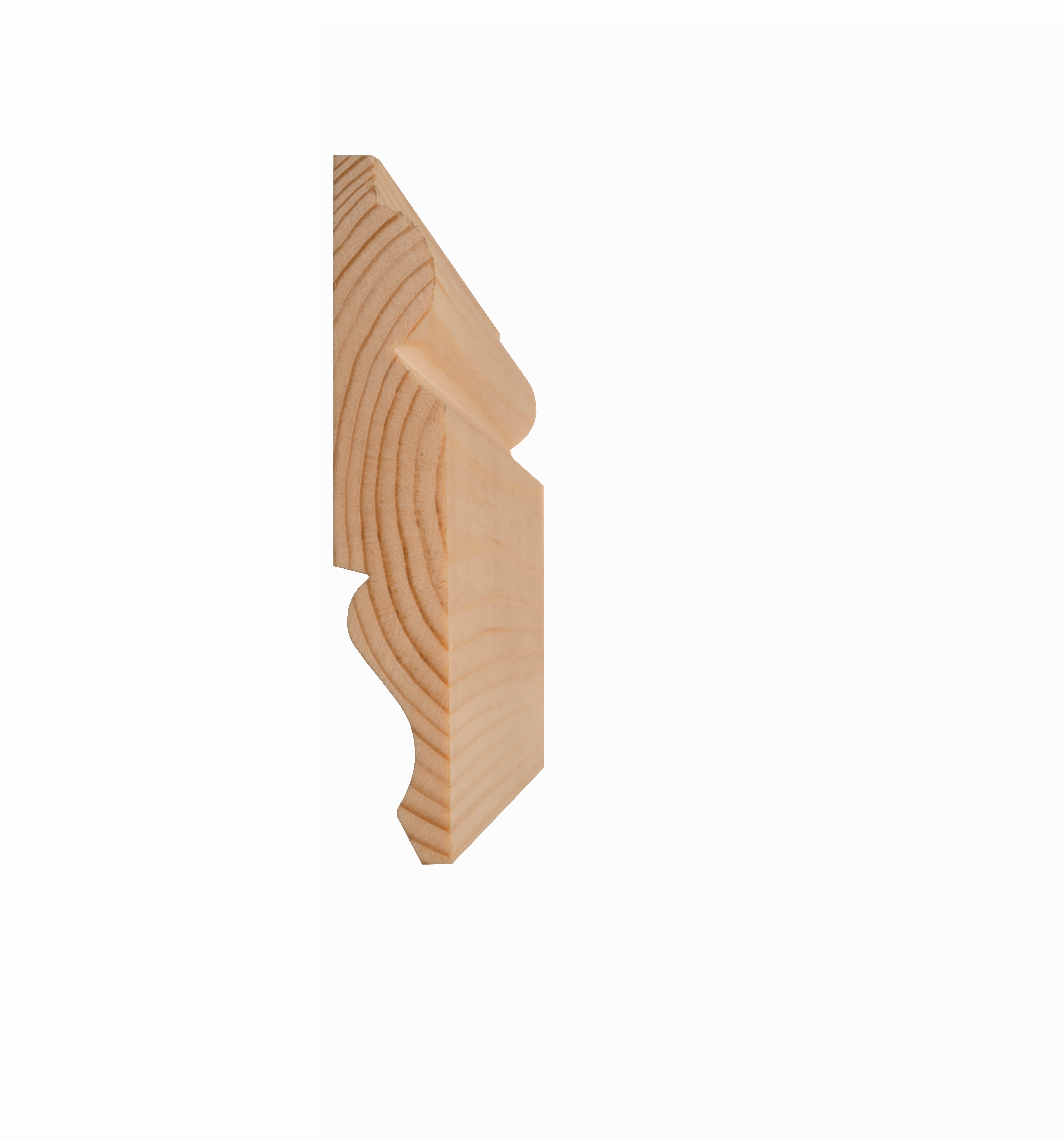 Dual Sided Torus/Ogee Timber Skirting - US Redwood - 25 x 175mm (Fin Size 20x168mm) (per mtr) Price Comparisons | Compare The Build