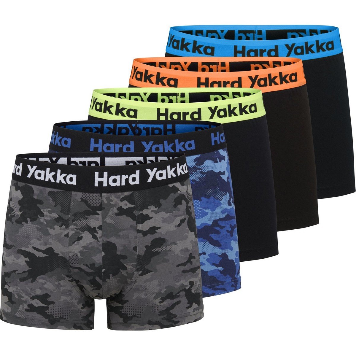 Hard Yakka Cotton Trunk Boxer Shorts - Multi - Large (5 Pack) Price Comparisons | Compare The Build