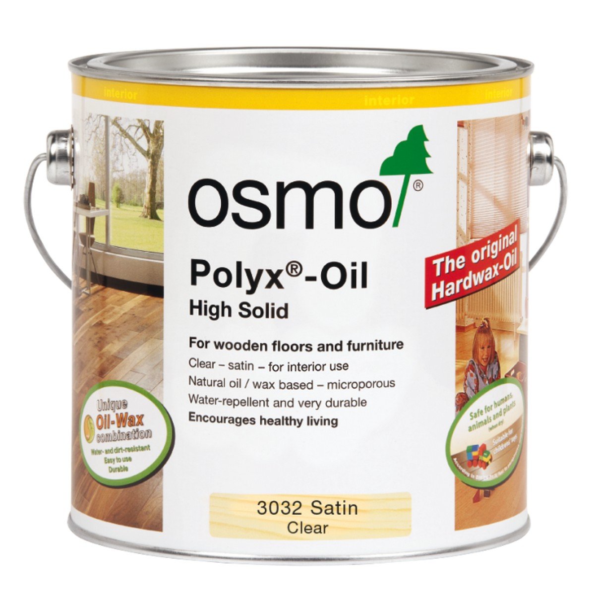 Osmo Polyx Hard Wax Oil 750ml Satin Clear 3032 Price Comparisons | Compare The Build