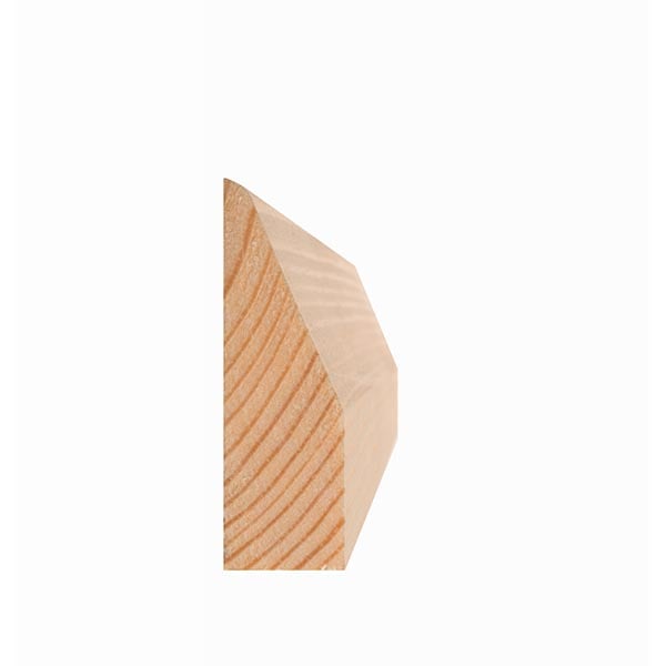 Chamfered &amp; Rounded Timber Architrave - Vths Redwood 19 x 50mm (Fin Size 14x44mm) (per mtr) Price Comparisons | Compare The Build