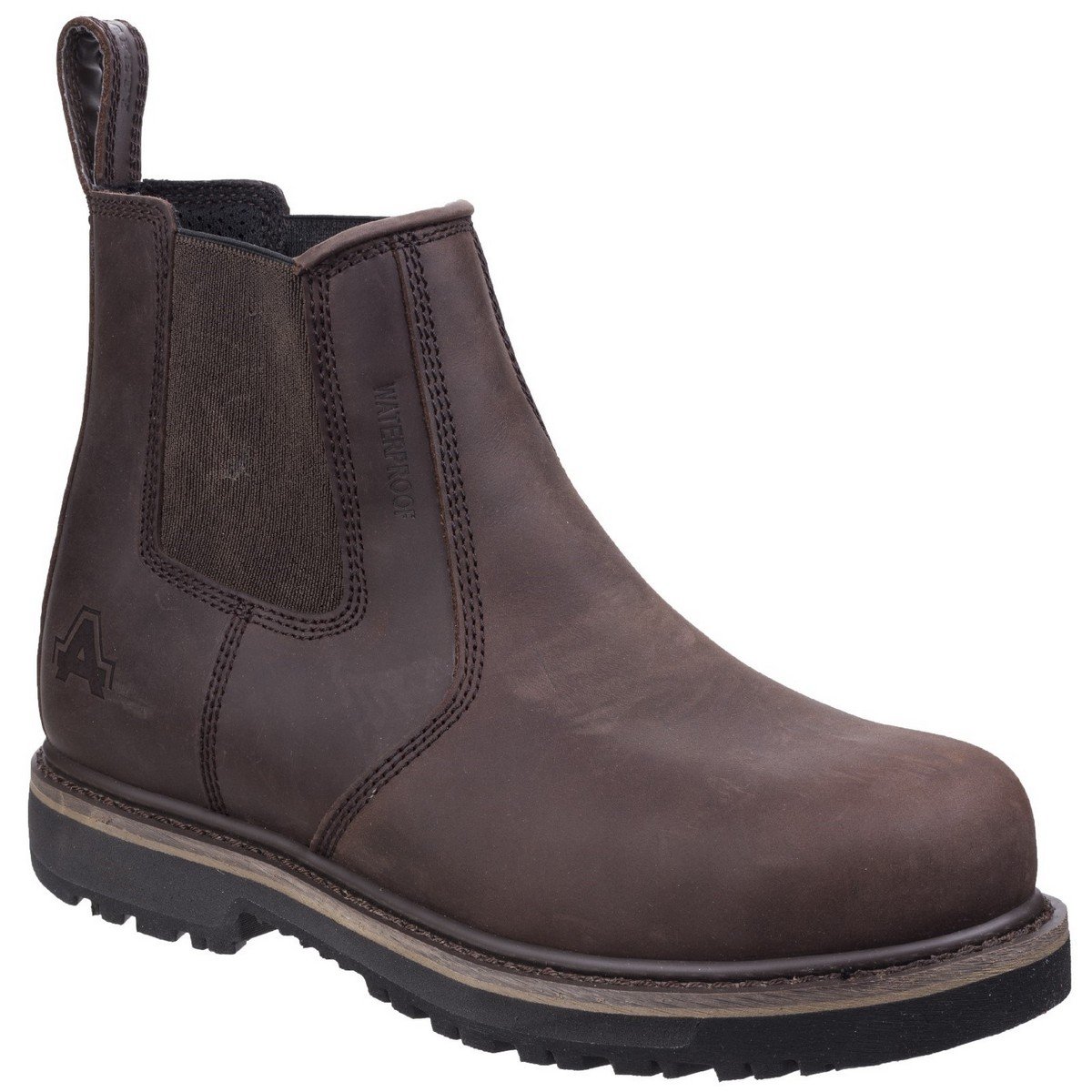 Amblers AS231 Dealer Safety Boot - Brown - Size 12 Price Comparisons | Compare The Build