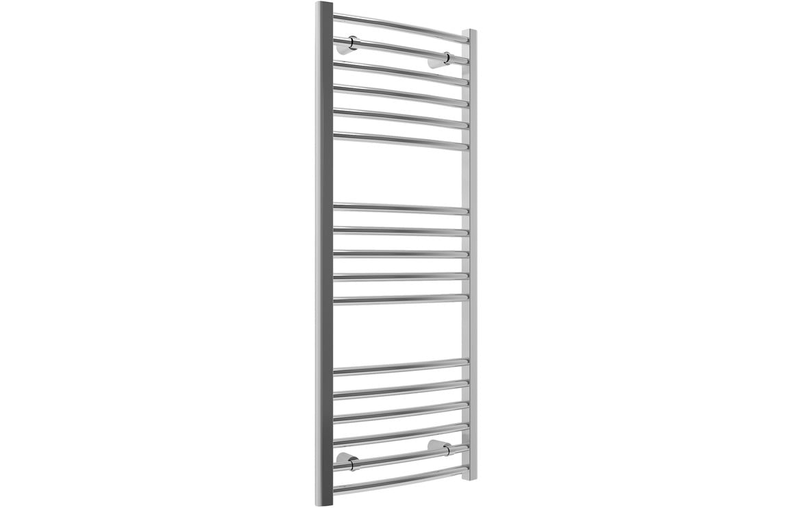 Porlock Curved Radiator 500x1200mm Chrome Price Comparisons | Compare The Build