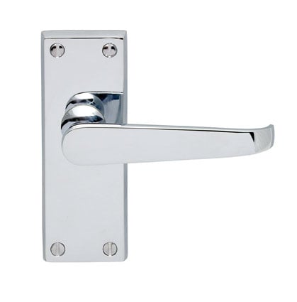 Contract Sterling Victorian Lever Latch Furniture - Chrome Plated Finish Price Comparisons | Compare The Build