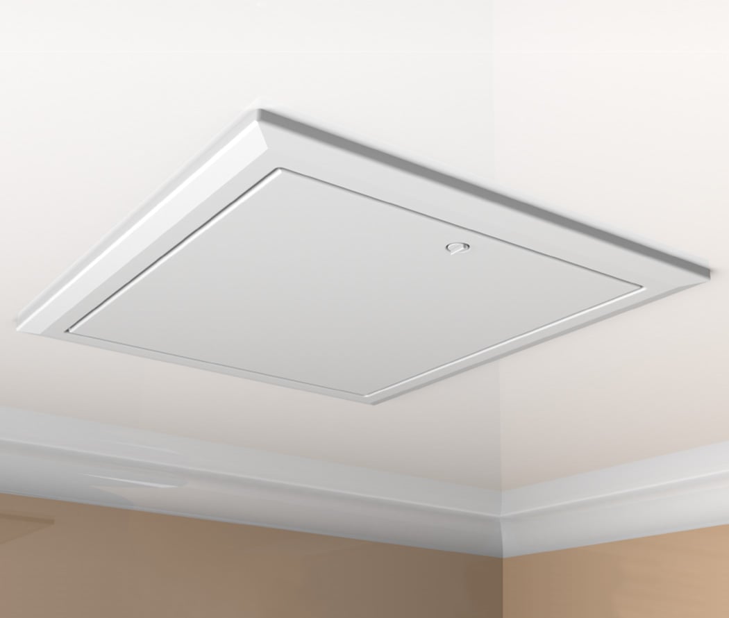 Timloc Plastic Hinged Loft Access Door with Key Lock - 562 x 662mm - White (1169/KL) Price Comparisons | Compare The Build