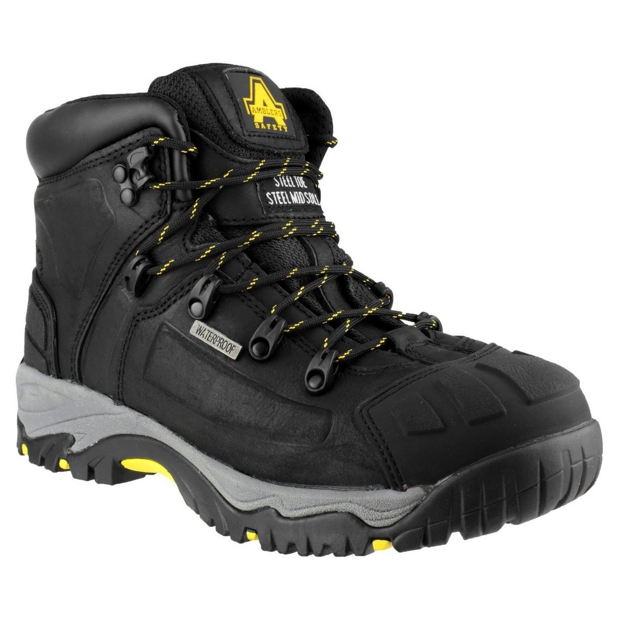 Amblers FS32 Waterproof Safety Boot - Black - Size 3 Price Comparisons | Compare The Build