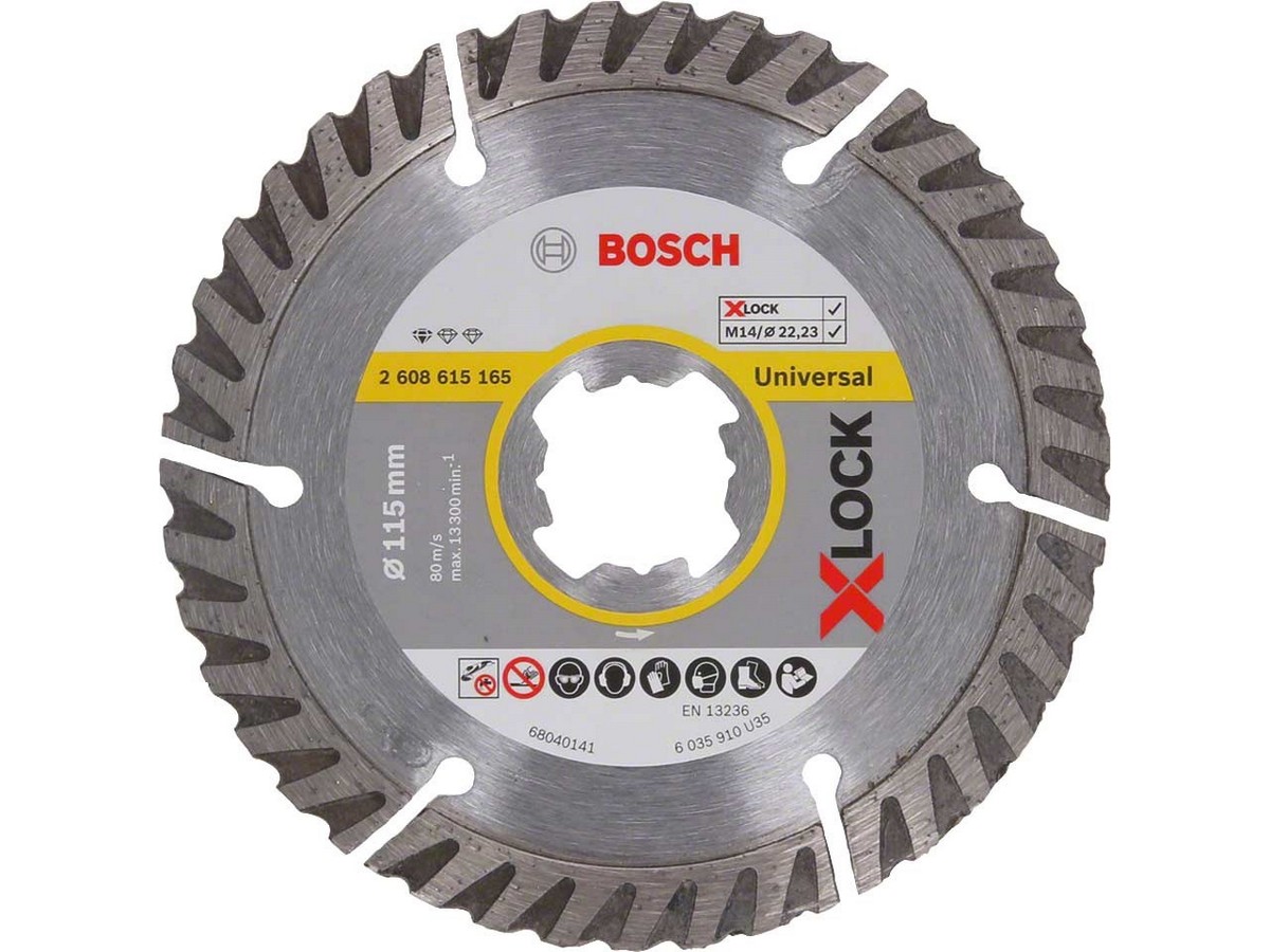 Bosch X-Lock Standard/Universal Diamond Blade 115mm Price Comparisons | Compare The Build