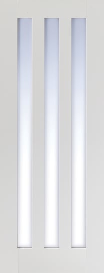 LPD Utah 3L Glazed Internal Door 1981 x 838mm Primed White Price Comparisons | Compare The Build