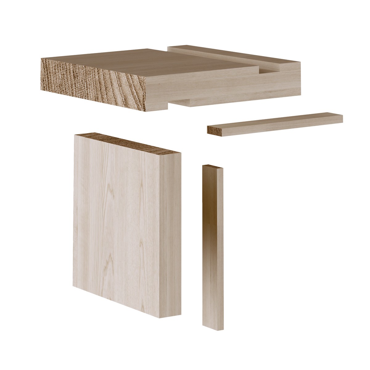 Internal Door Lining Set with Stop - 32mm x 138mm (Fin Size 27mm x 132mm) - For doors 2'6"/2'9" Price Comparisons | Compare The Build