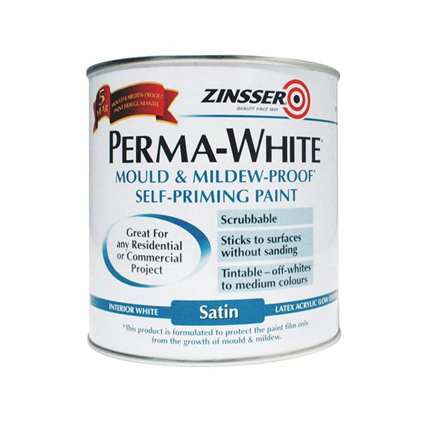 Zinsser Perma-White Interior 2.5ltr Satin Price Comparisons | Compare The Build