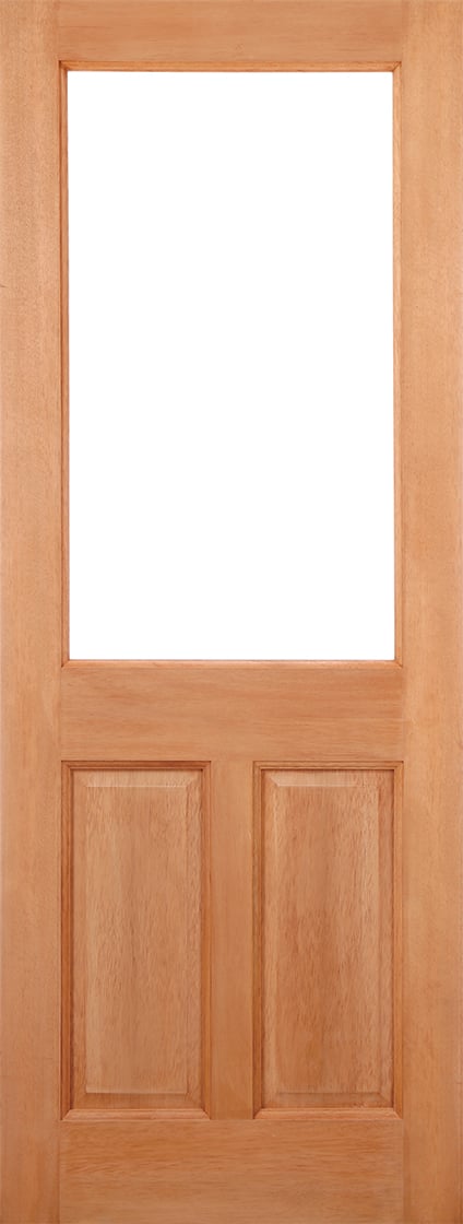 LPD 2XG 2P 1L Unglazed Dowelled External Door 2032 x 813mm Unfinished Hardwood Price Comparisons | Compare The Build