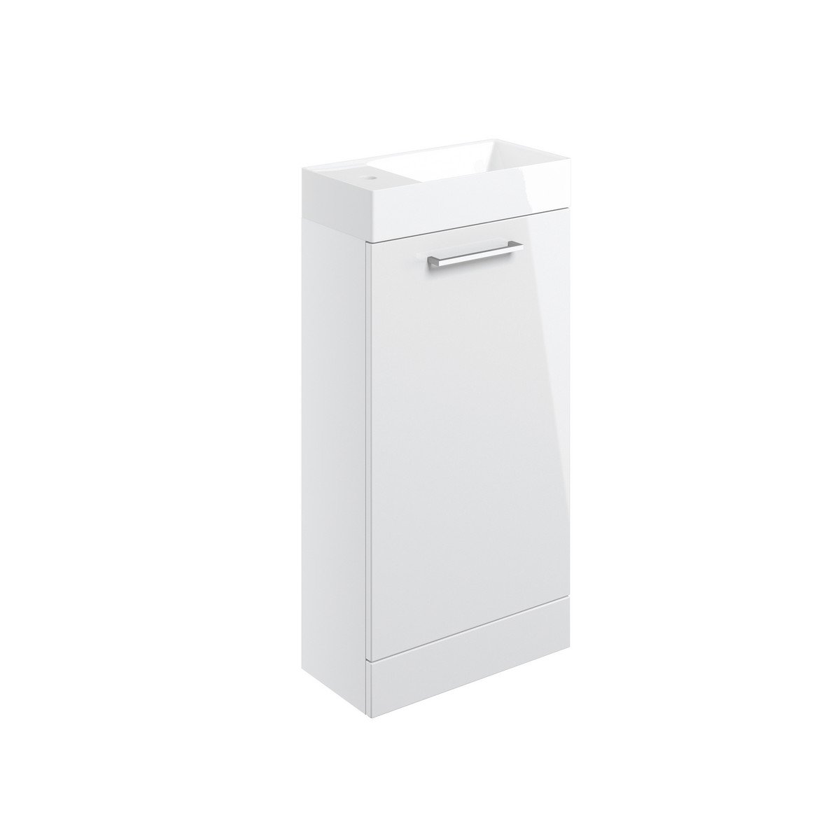 Helston Basin Unit (Basin Not Included) 410mm - White Gloss Price Comparisons | Compare The Build