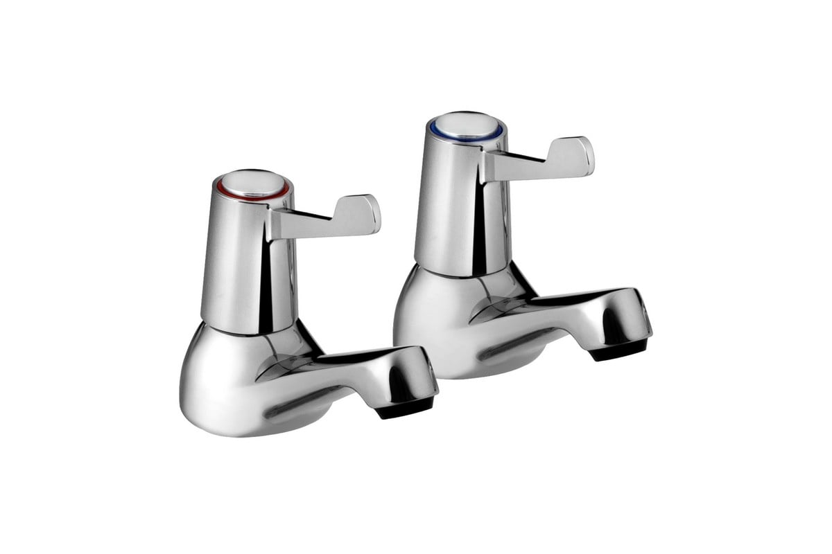Bristan Lever Ceramic Disc Basin Taps 3&quot; (Pair) - Chrome Price Comparisons | Compare The Build