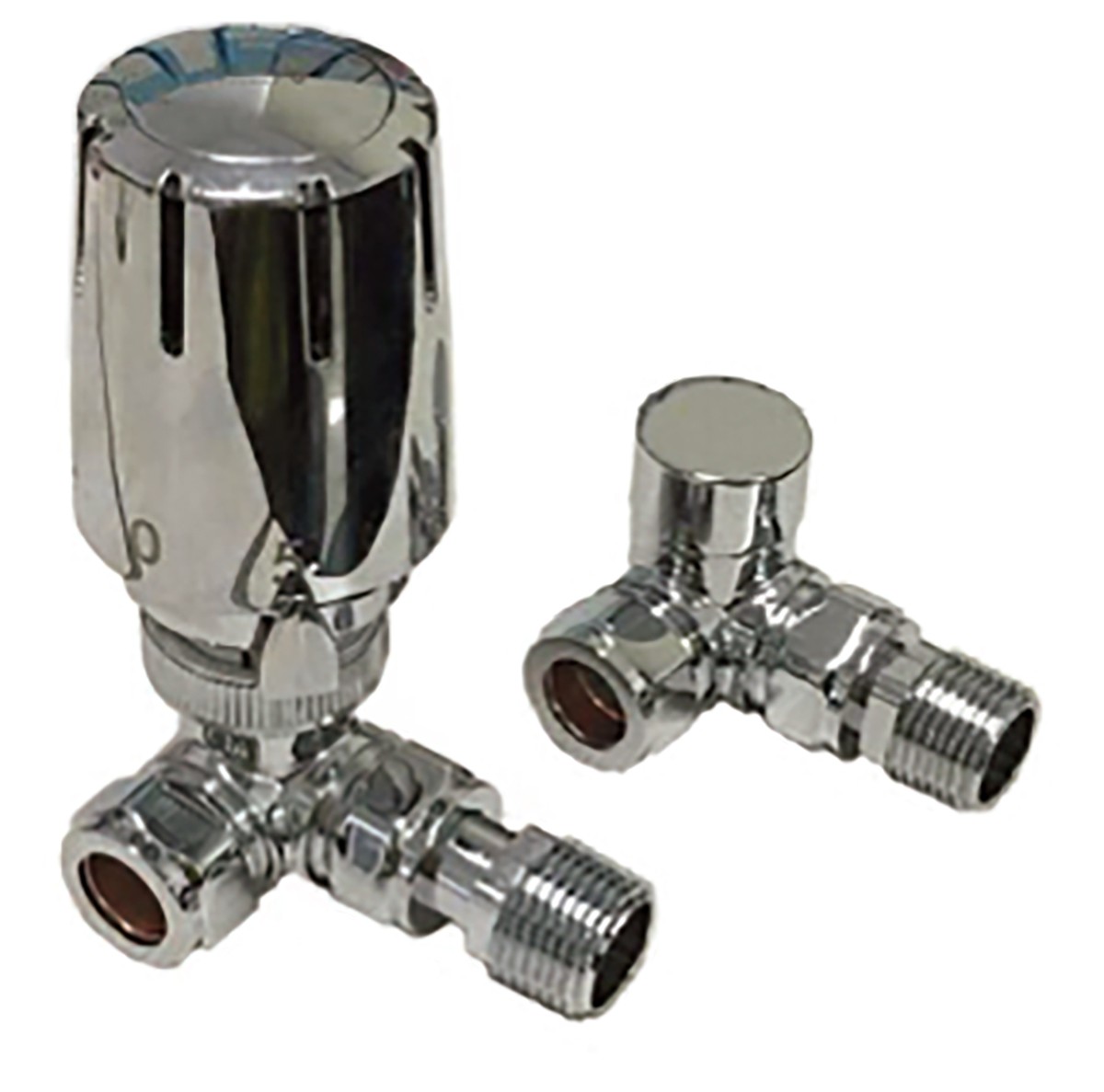 Altecnic Eres Corner TRV &amp; Lockshield - 15mm  - All Chrome  - Twin Pack Price Comparisons | Compare The Build