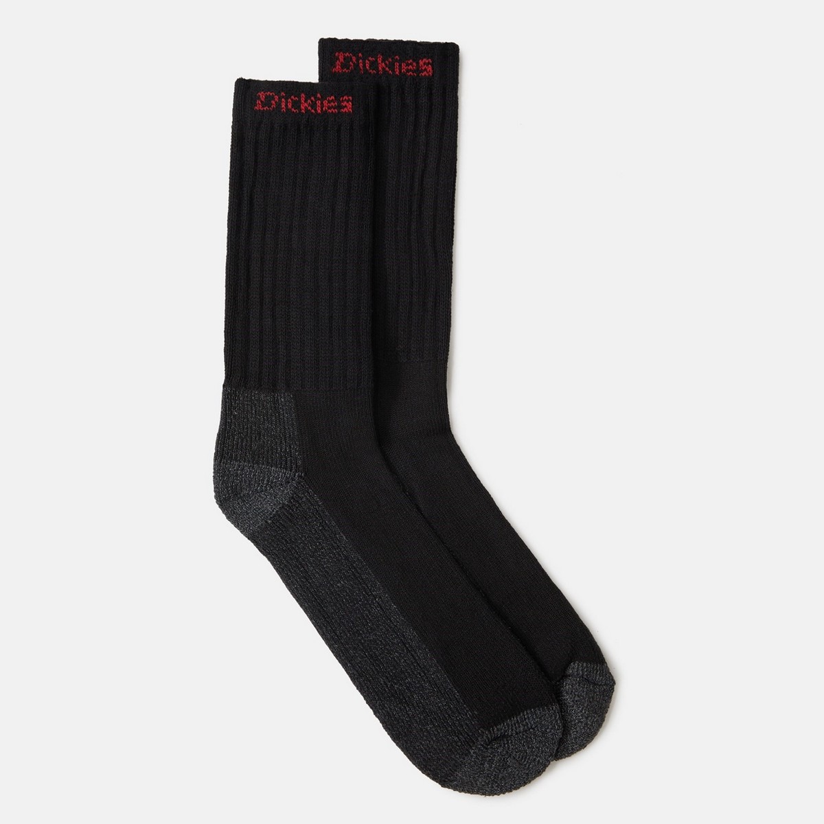 Dickies Industrial Work Socks - Black/Red - 6x11 Price Comparisons | Compare The Build