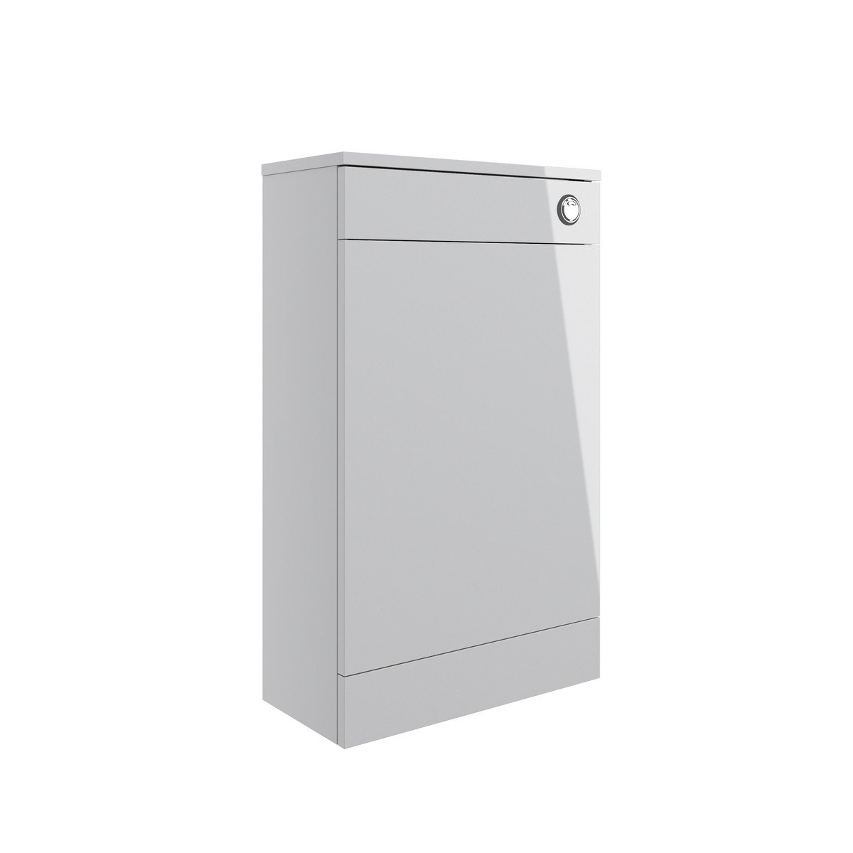 Helston Floor Standing WC Unit 500mm - Grey Gloss Price Comparisons | Compare The Build