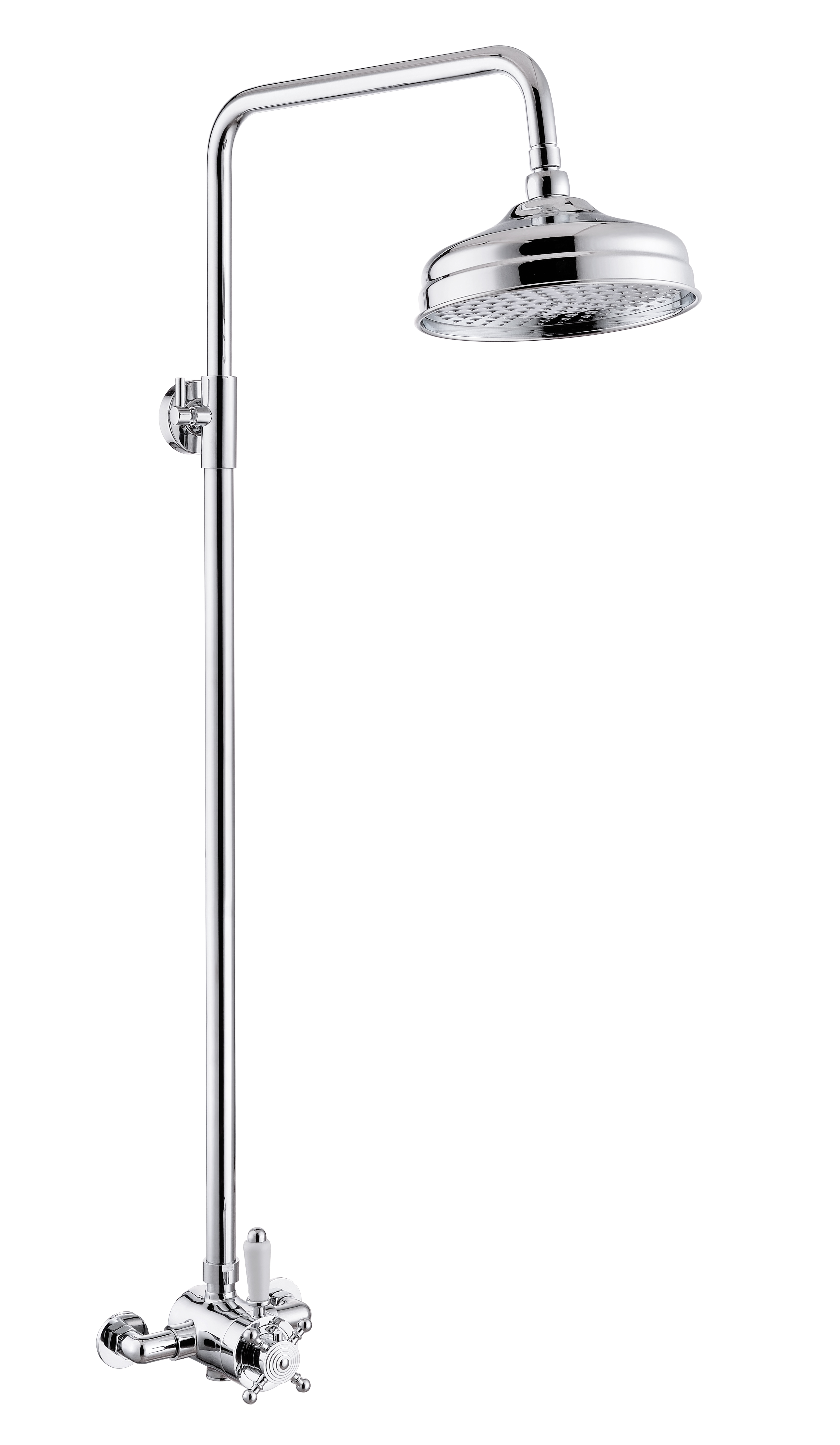 Ashmore Shower Pack 2 - Concentric Single Outlet &amp; Overhead Shower Kit - Chrome Price Comparisons | Compare The Build