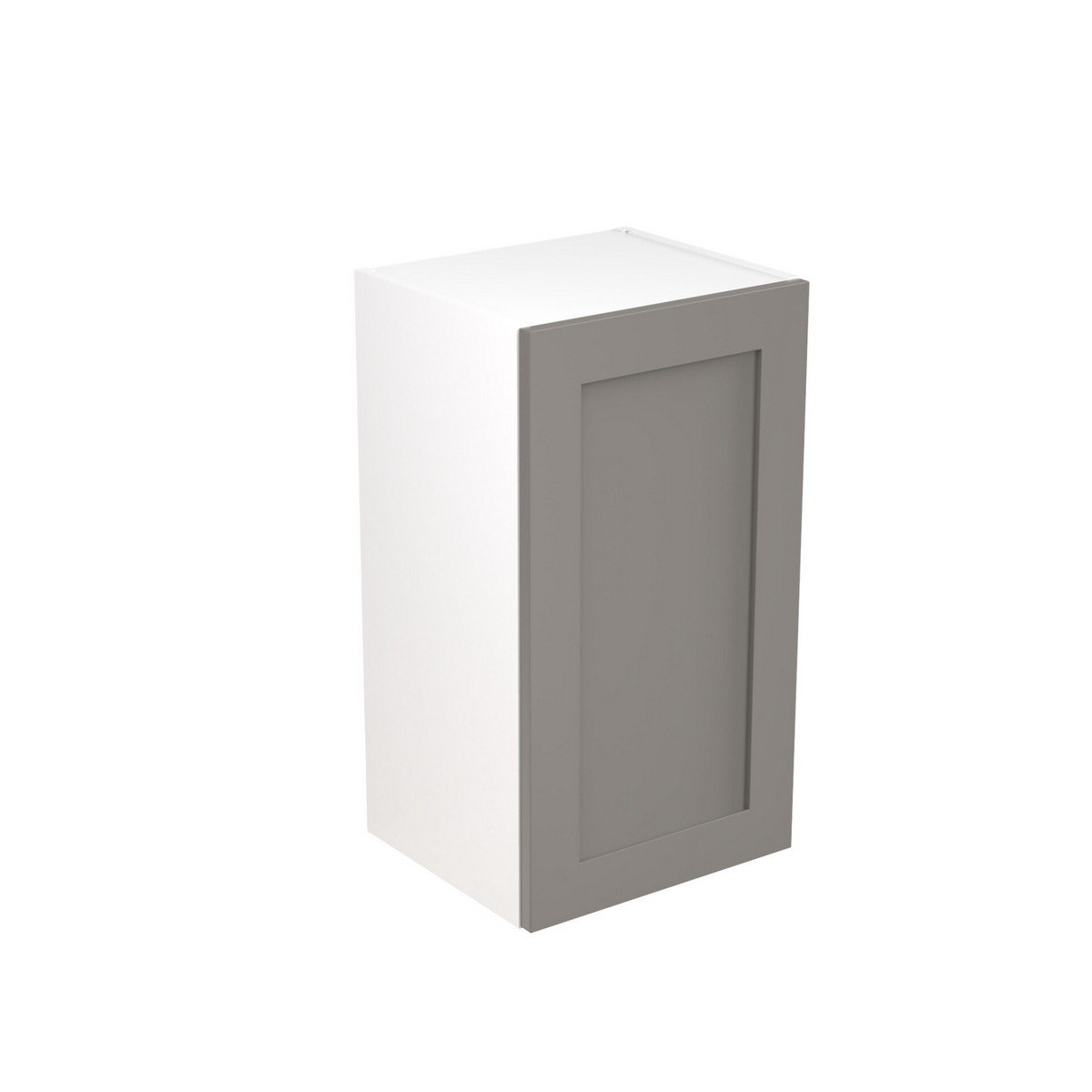 KitchenKit Flatpack Shaker Wall Cabinet 400mm - Ultra Matt Dust Grey Price Comparisons | Compare The Build