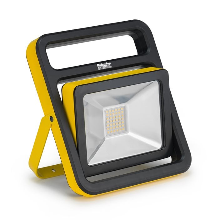 Defender Slim LED Light - 240v 20w - Yellow/Black Price Comparisons | Compare The Build