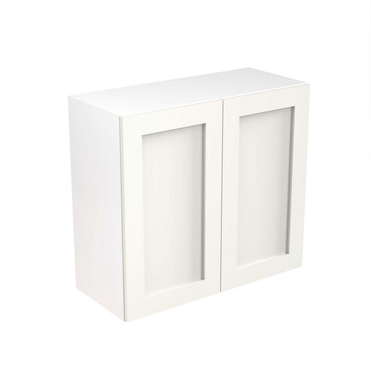 KitchenKit Flatpack Shaker Wall Cabinet 800mm - Ultra Matt White Price Comparisons | Compare The Build