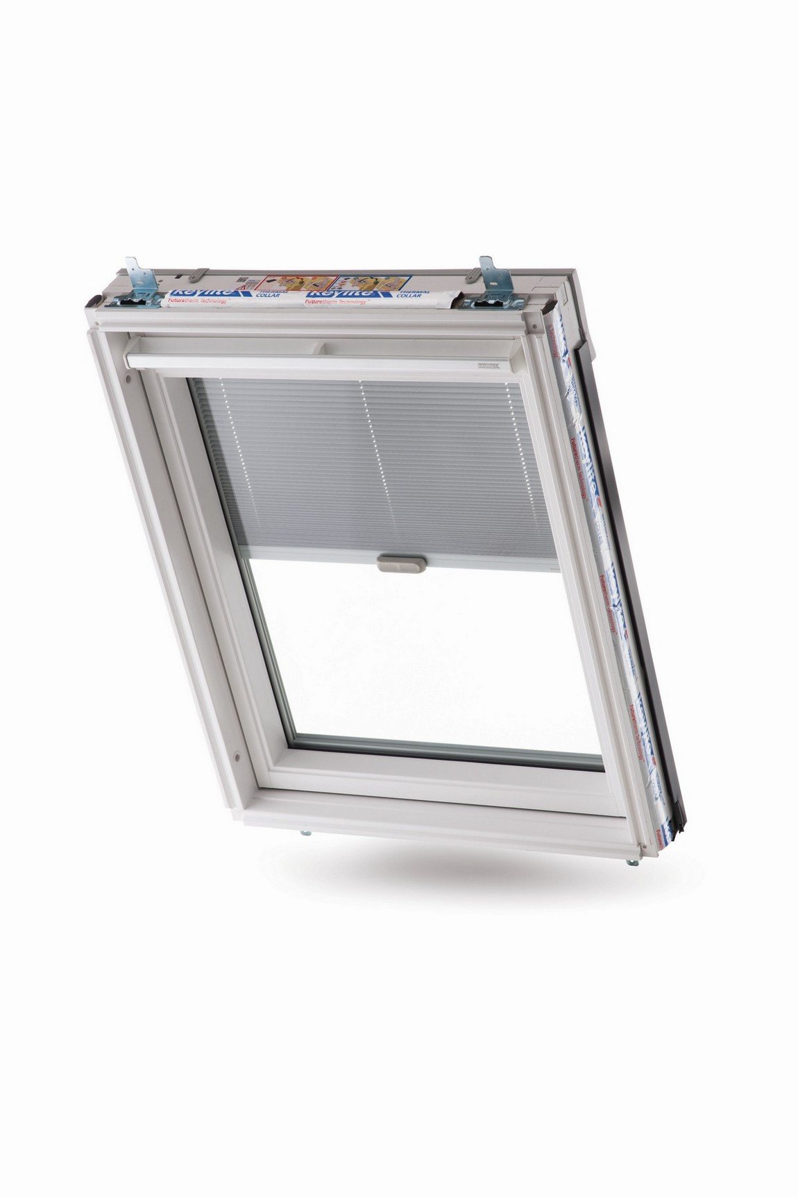 Keylite Centre Pivot Integral Blind Roof Window - 1140 x 1180mm - White Painted - WFCP08I Price Comparisons | Compare The Build