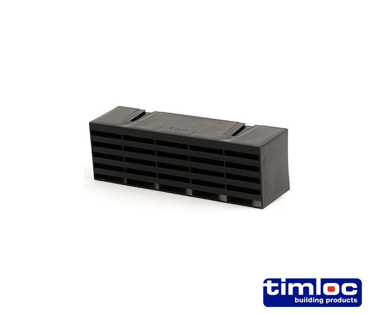 Timloc Plastic Airbrick - 215 x 69mm - Black Price Comparisons | Compare The Build