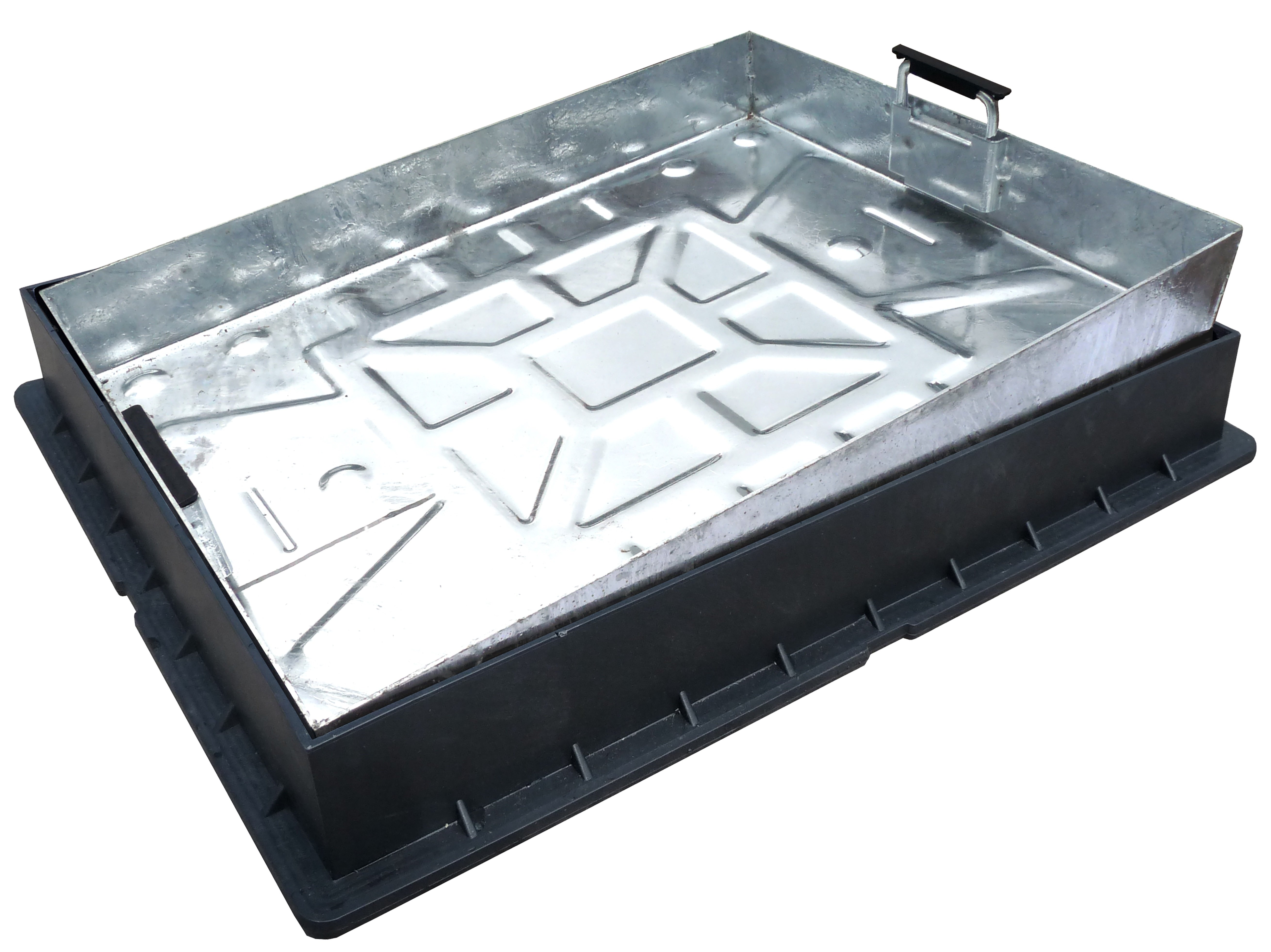 EJ 10tn Block Paviour Manhole Cover with Poly Frame 600 x 450 x 80mm Price Comparisons | Compare The Build