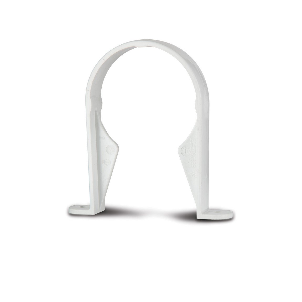 Polypipe 68mm Round Downpipe Bracket - White  RR126W Price Comparisons | Compare The Build