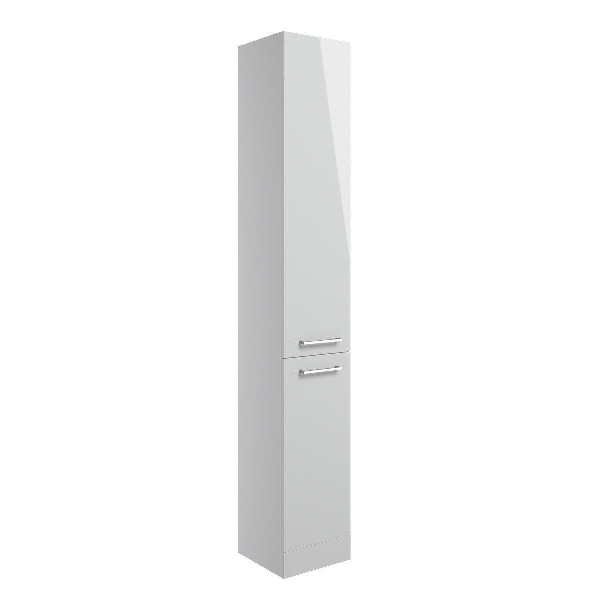 Helston Floor Standing Tall Unit 350mm - Grey Gloss Price Comparisons | Compare The Build