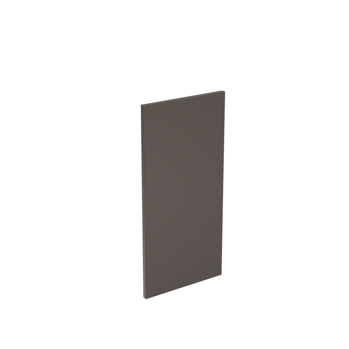 KitchenKit Flatpack J-Pull Wall End Panel 800mm - Super Gloss Graphite Price Comparisons | Compare The Build