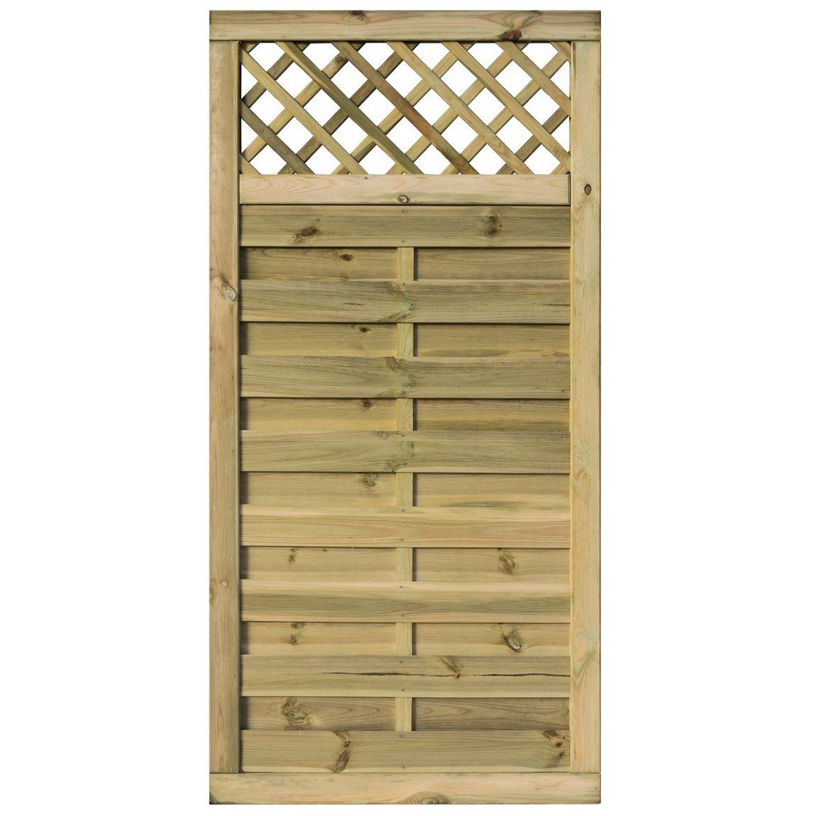 Rowlinson Halkin Screen/Gate 3ft x 6ft - Natural Timber Finish Price Comparisons | Compare The Build
