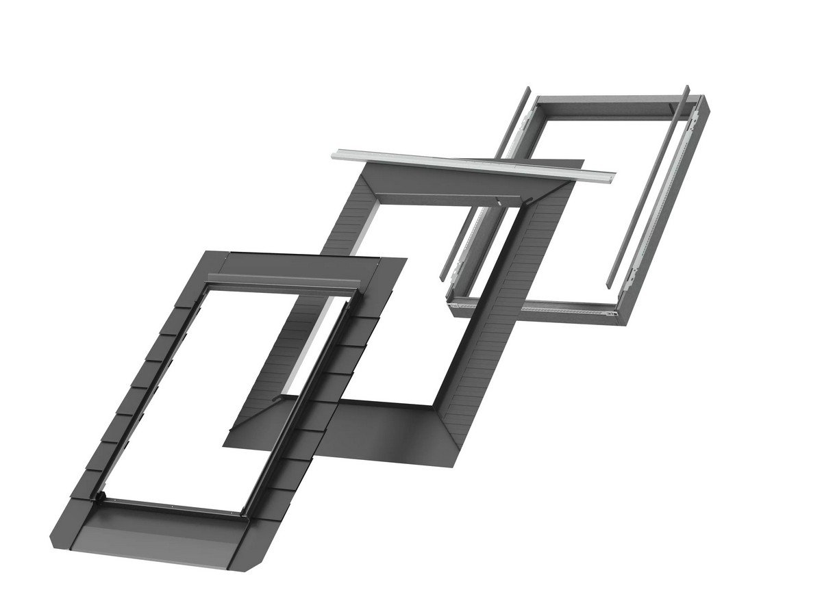 Velux Recessed Slate Flashing (UK04) - Insulated 1340 x 978mm EDN UK04 2000 Price Comparisons | Compare The Build