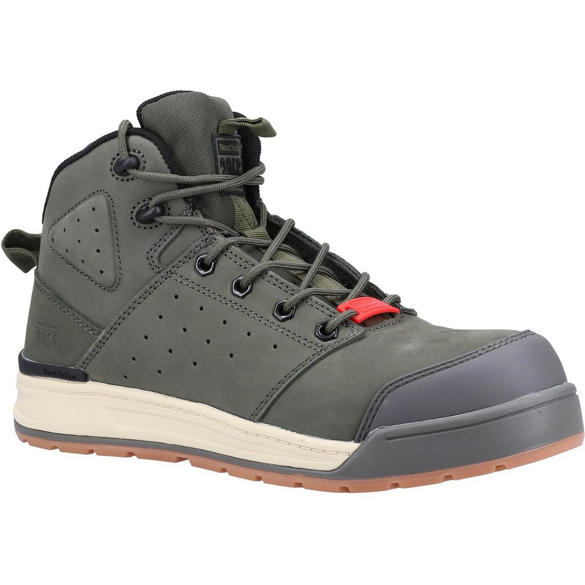 Hard Yakka 3056 Lace Zip Safety Boot - Olive - Size 6.5 Price Comparisons | Compare The Build