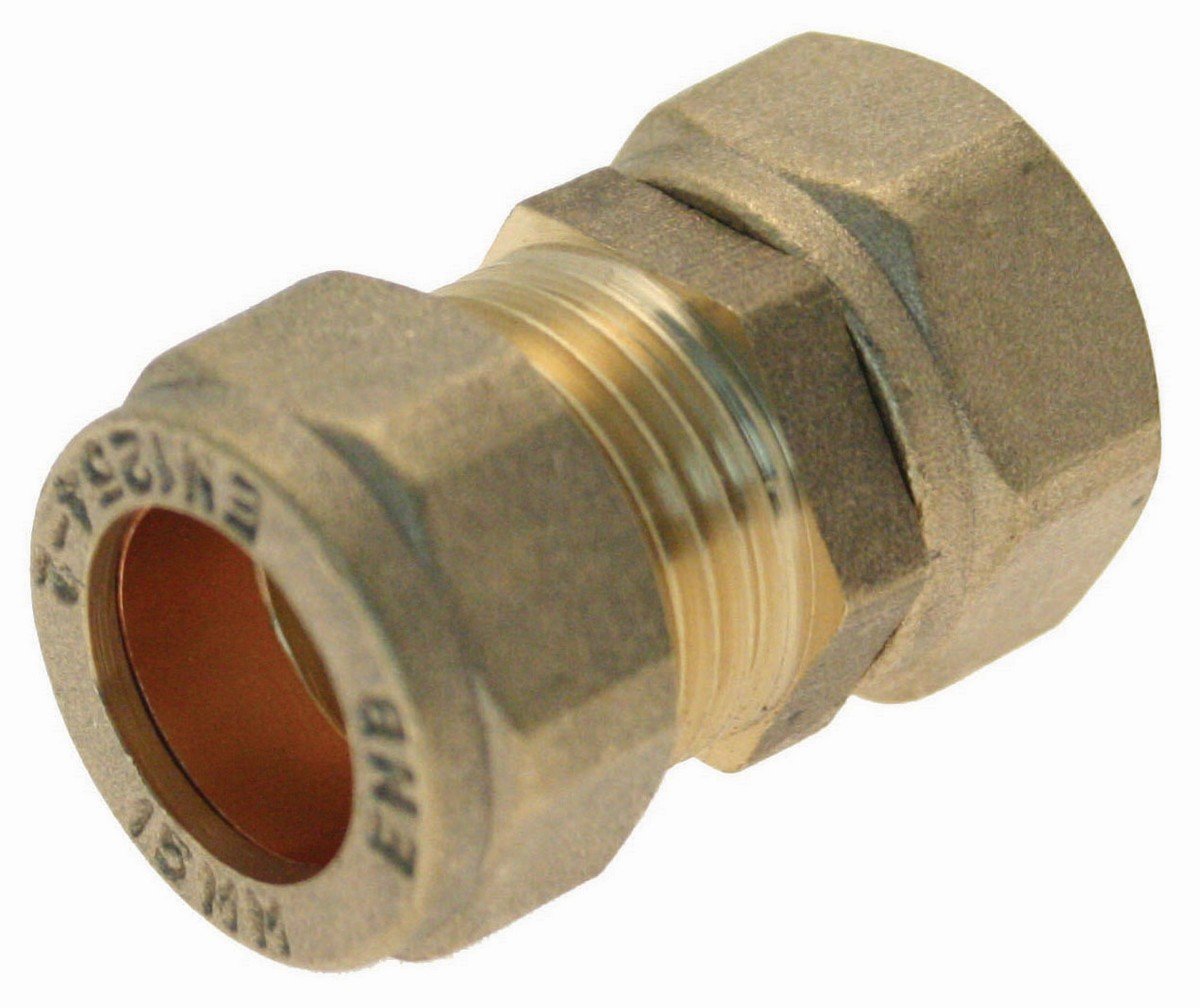 Trade Compression Tap Connector Straight 15mm x 1/2&quot; Price Comparisons | Compare The Build
