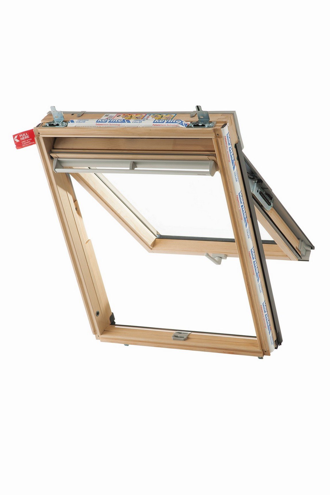 Keylite Top Hung Fire Escape Hi-Therm Roof Window - 780 x 1400mm - Pine Finish - FE06HT Price Comparisons | Compare The Build