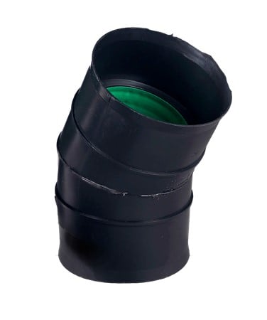 Naylor MetroDrain HDPE Bend 22.5deg - 300mm - Black &amp; Green Price Comparisons | Compare The Build