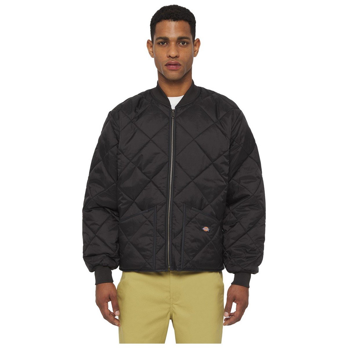 Dickies Diamond Quilted Nylon Jacket - Black - Medium Price Comparisons | Compare The Build
