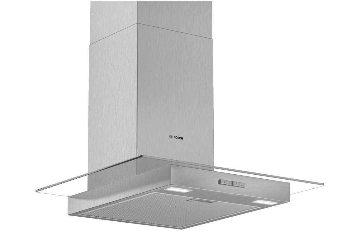Bosch Serie 2 Wall Mounted Chimney Hood 60cm - Brushed Steel (DWG64BC50B) Price Comparisons | Compare The Build