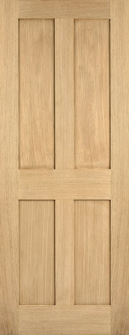 LPD London 4P Internal Fire Door 1981 x 686mm Unfinished Oak Price Comparisons | Compare The Build