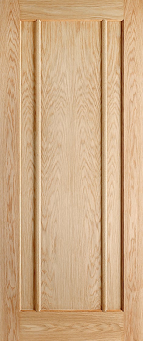 Lincoln Solid Core Internal Door - Unfinished - 3P  2040 x 626mm Oak   OLIN626 Price Comparisons | Compare The Build