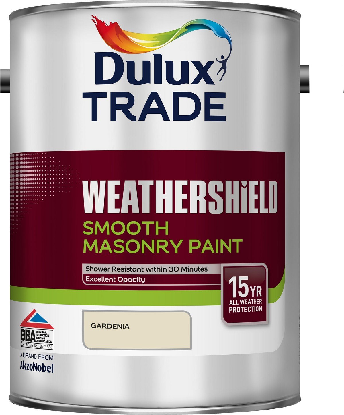Dulux Trade Weathershield Smooth Masonry Paint 5ltr Gardenia (New Formulation) Price Comparisons | Compare The Build