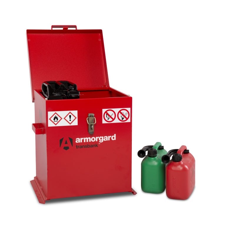 Armorgard TransBank Hazardous Transit Box 530 x 485 x 540mm Red Price Comparisons | Compare The Build