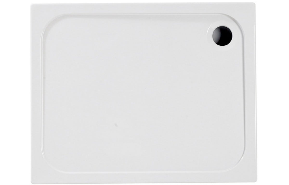 Deluxe Rectangular Tray 760 x 1200 x 45mm - White Price Comparisons | Compare The Build