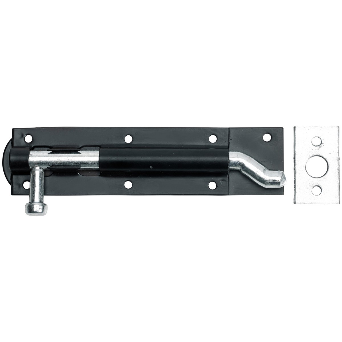 Necked Enclosed Tower Bolt 150mm (6") No.923N - Black Price Comparisons | Compare The Build