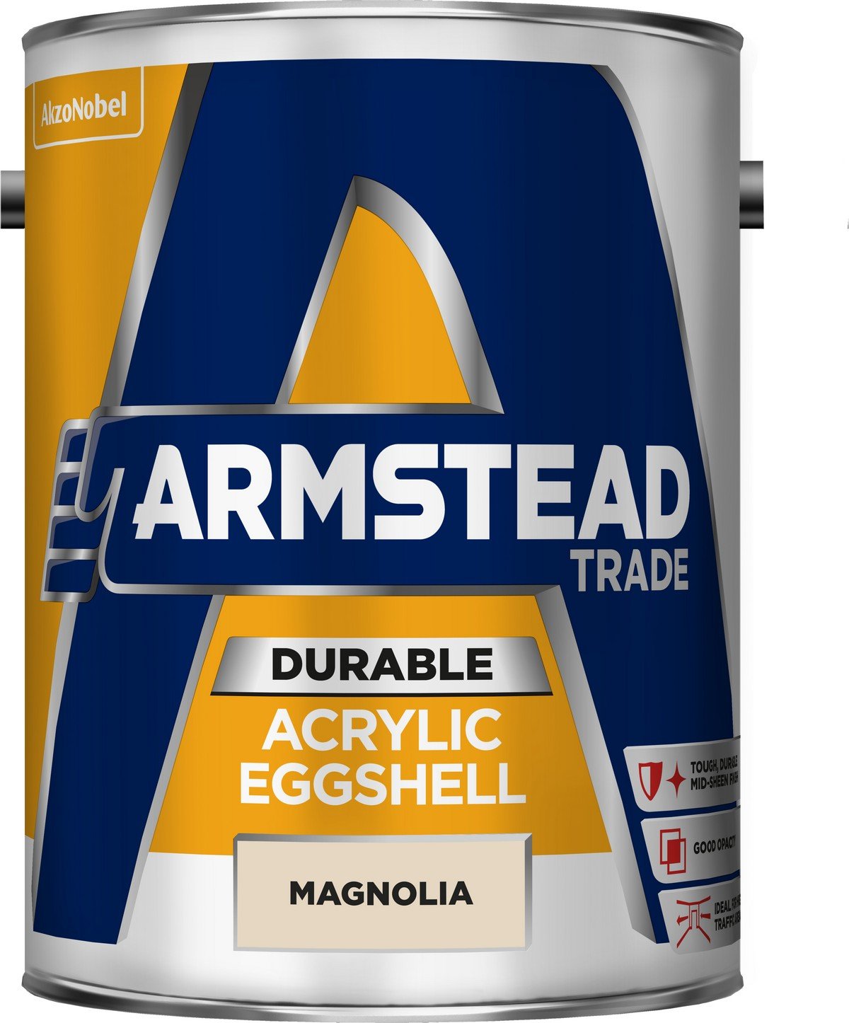 Armstead Trade Durable Acrylic Eggshell Paint 5ltr Magnolia Price Comparisons | Compare The Build