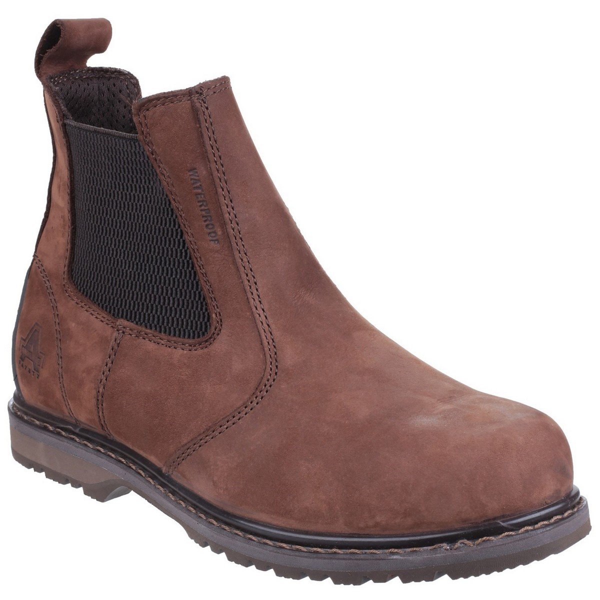 Amblers AS148 Sperrin Lightweight Waterproof Pull On Dealer Safety Boot - Brown - Size 4 Price Comparisons | Compare The Build