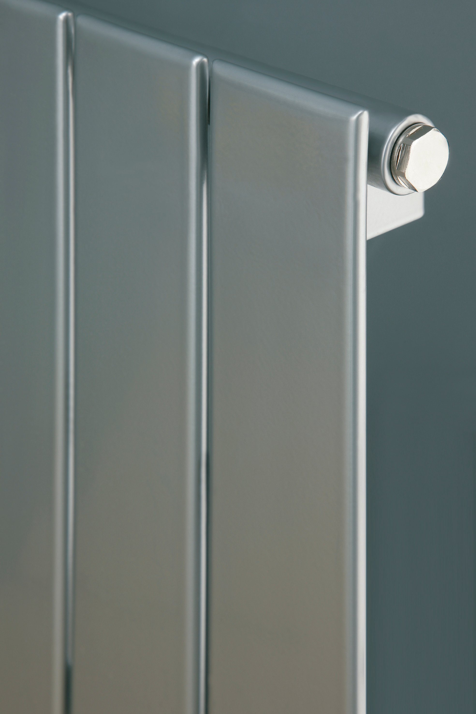 Eucotherm Mars Vertical Flat Panel Radiator 1800 x 445mm Silver Price Comparisons | Compare The Build