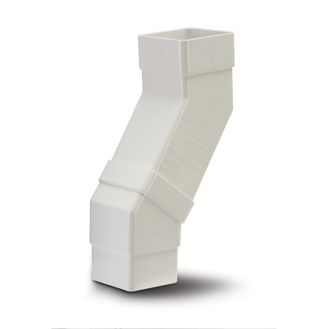 Polypipe 65mm Square Downpipe Adjustable Offset Bend 25mm-67mm - White  RS237W Price Comparisons | Compare The Build
