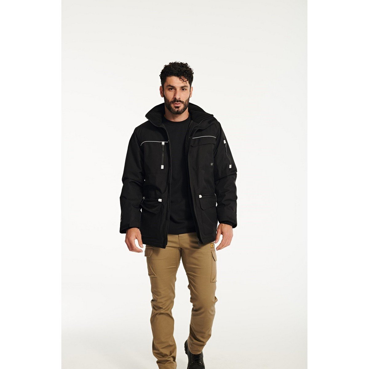 Caterpillar Insulated Work Parker - Black - Large Price Comparisons | Compare The Build