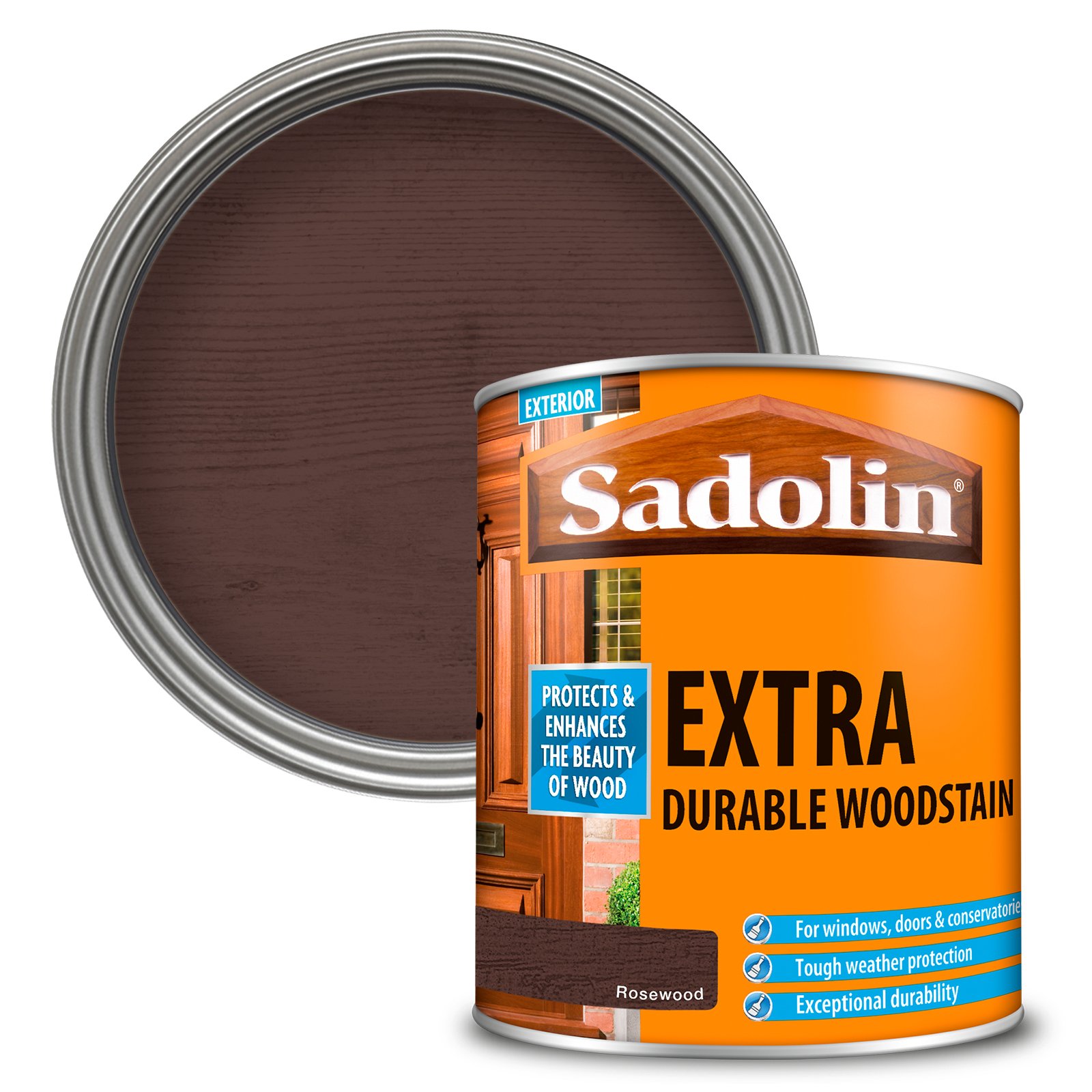 Sadolin Extra Durable Woodstain 1ltr - Rosewood Price Comparisons | Compare The Build